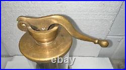 Brass LAMP Lunkenheimer ALPHA NO 6 Oiler Antique Steampunk Engine Light Hit Miss