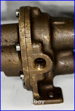 Brass TEEL 1P777 FB Gear Driven Water Pump Hit Miss Engine Tractor Marine 1/4 S