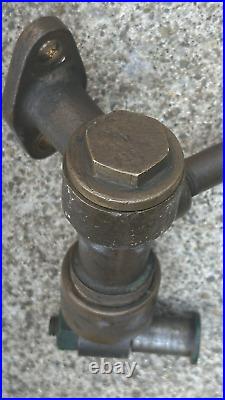 Brass Water Pump Mounts 1 1/2 Hit Miss Engine