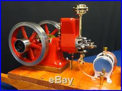 Breisch 1/3 scale Model Hit And Miss Gas Engine The Hired Man Associated NICE! &
