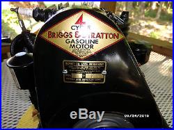 Briggs & Stratton Model S vintage gas engine hit n miss