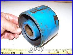 CAST IRON 4 Belt Pulley Hit Miss Gas Engine Steam Magneto Pump 1 1/4 Bore NICE
