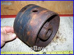 CAST IRON Belt Pulley Hit Miss Gas Engine Motor Steam Magneto Pump 1 1/2 Bore