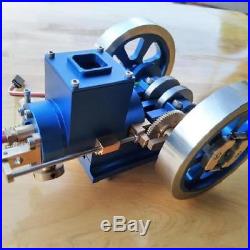 COBALT BLUE-Full Metal Combustion Engine Hit & Miss Gas Model Engine Science