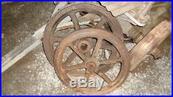 Cast Flywheel Hit And Miss Engine Lot Of Two 2