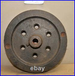 Cast Iron hit & miss engine fly wheel 16 dia 1 1/2 wide 55 lbs collectible F1