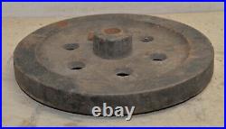 Cast Iron hit & miss engine fly wheel 16 dia 1 1/2 wide 55 lbs collectible F2