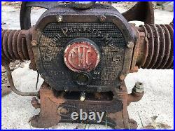 Champion Pneumatic Machinery Antique Air Compressor Hit Miss Stationary Engine