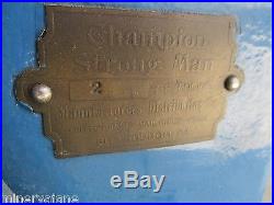 Champion Strong Man Hit Miss Engine 2 HP Pittsburgh Mail Order House PA