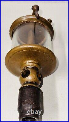 Cincinnati Brass Works No 4 Latch Top OILER Hit Miss Old Engine Antique NICE