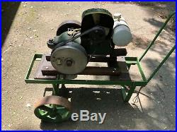 Coldwell Cub hit and miss stationary engine on cart RARE
