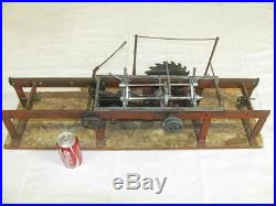 Cool Vintage Shop Built Functional Model Saw Mill Hit & Miss Engine Show