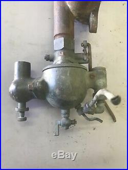 Cushman 8HP Schebler Carburetor & Manifold 2 Cyl Antique Hit And Miss Gas Engine