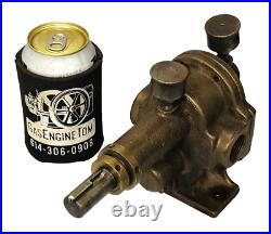 DR CLARKE MACHINE CO Brass Gear Driven Water Pump Hit Miss Engine Tractor Auto