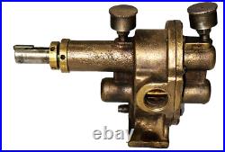 DR CLARKE MACHINE CO Brass Gear Driven Water Pump Hit Miss Engine Tractor Auto