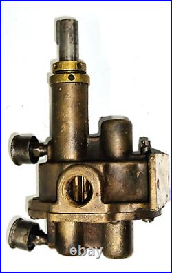 DR CLARKE MACHINE CO Brass Gear Driven Water Pump Hit Miss Engine Tractor Auto