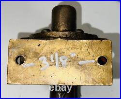 DR CLARKE MACHINE CO Brass Gear Driven Water Pump Hit Miss Engine Tractor Auto