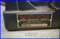 Dayton Vacuum Rotor Flame Licker Antique Toy Engine Hit Miss Steam Gas Cast Iron