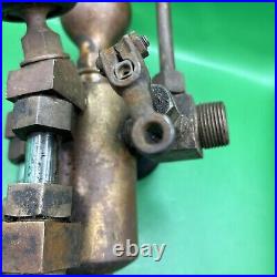 Detroit Hydrostatic Brass Steam Hit Miss Gas Engine Oiler Lubricator Steampunk