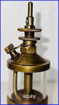 Detroit Lubricator No 44 Brass Cylinder Oiler Hit Miss Engine Steampunk Antique