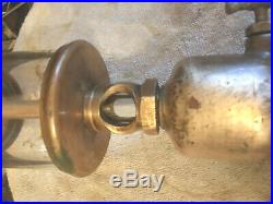 EMBLEM Brass Oiler Lunkenheimer Co Antique Steam Engine Hit & Miss