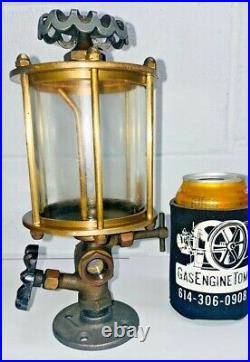 ESSEX BRASS SIX 6 POST Cylinder Oiler Hit Miss Engine Steampunk Antique Vintage