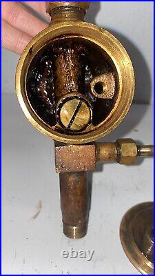 ESSEX Brass Oil Cup Pump Handle Oiler Steam Line Hit Miss Engine