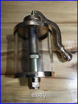 ESSEX NO 8 Brass Pump Oiler Hit Miss Gas Engine Antique Steampunk Display