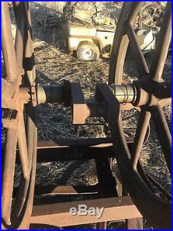 Early Fairbanks N 5 Hp Flywheels Crank Bearings Antique Hit And Miss Gas Engine