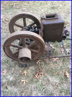 Early Old RARE Hit Miss Steam Gas Tractor Engine Oiler FRESH SCRAPYARD FIND