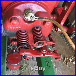 Economy 1931 Stover Kerosene Gas Engine Hit Miss Style 3 HP parts flywheel red