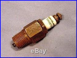 Fairbanks Morse Script 1/2 Hit Miss Z Gas Engine Spark Plug Vintage Antique