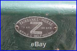 Fairbanks morse 3 hp hit miss engine