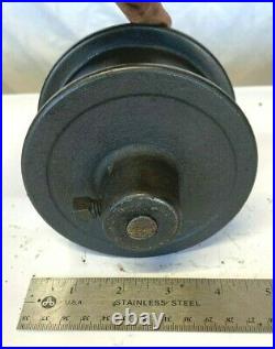Flat Belt Pulley 3 1/2 diameter for Steam Governor or Hit Miss Gas Engine