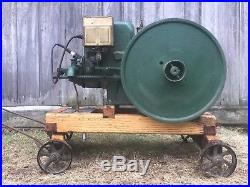 Fuller And Johnson Hit And Miss Engine. 2 Hp 1927 Very Good Restored Condition
