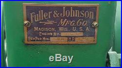 Fuller & Johnson 1914 Hit & Miss gas engine