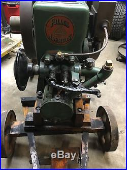 Fuller & Johnson ND 2-1/2 HP 1930 Hit Miss engine on cart