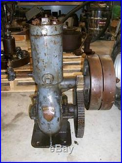 GOULDS WATER COOLED AIR COMPRESSOR Old Gas Engine Hit and Miss