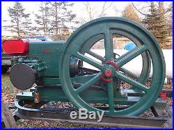 Great Running 12hp Headless Witte Hit & Miss Gas Engine On Trucks! (with Video)
