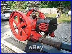 Great Running 1 1/2hp New Way Jewel Hit & Miss Gas Engine L@@k! (with Video)