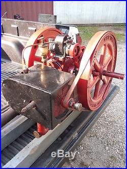 Great Running 1 1/2hp New Way Jewel Hit & Miss Gas Engine L@@k! (with Video)