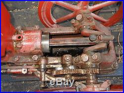 GREAT RUNNING 1 3/4HP UNITED HIT & MISS GAS ENGINE FARM L@@K! (WITH VIDEO)