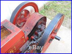 GREAT RUNNING 2HP ACADIA HIT & MISS GAS ENGINE NOVA SCOTIA (WITH VIDEO) L@@K
