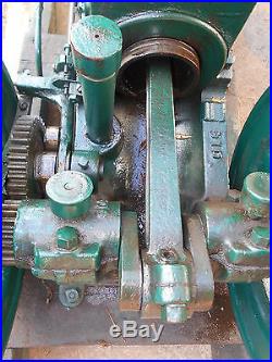 GREAT RUNNING 2HP LEADER HIT & MISS GAS ENGINE ELMIRA, NY (WITH VIDEO) L@@K