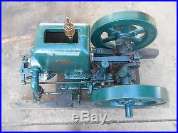 GREAT RUNNING 2HP LEADER HIT & MISS GAS ENGINE ELMIRA, NY (WITH VIDEO) L@@K