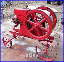 GREAT RUNNING 5HP ECONOMY ON FACTORY CART HIT & MISS GAS ENGINE! (WITH VIDEO)
