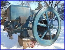 GREAT RUNNING 7HP NELSON BROTHERS JUMBO IMPRESSIVE HIT & MISS ENGINE (SEE VIDEO)