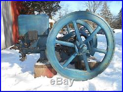 GREAT RUNNING 7HP NELSON BROTHERS JUMBO IMPRESSIVE HIT & MISS ENGINE (SEE VIDEO)
