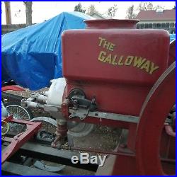 Galloway hit miss engine