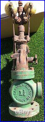 Gardner 1 1/2 Steam Engine Governor Quincy IL Antique Hit Miss Engine Tractor